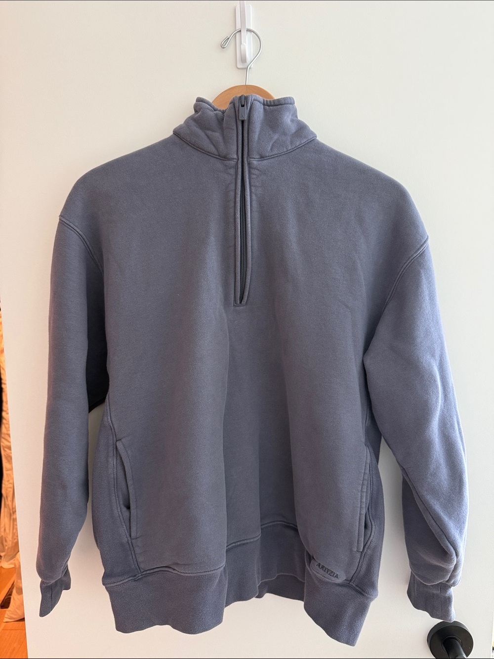 Aritzia Cozy Fleece Boyfriend 1/2 Zip Sweatshirt